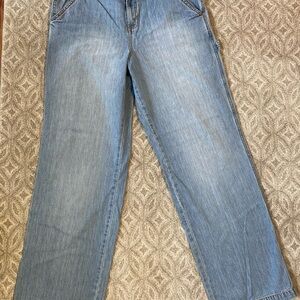 LONDONJEAN Women's Flare Jeans in Classic Blue